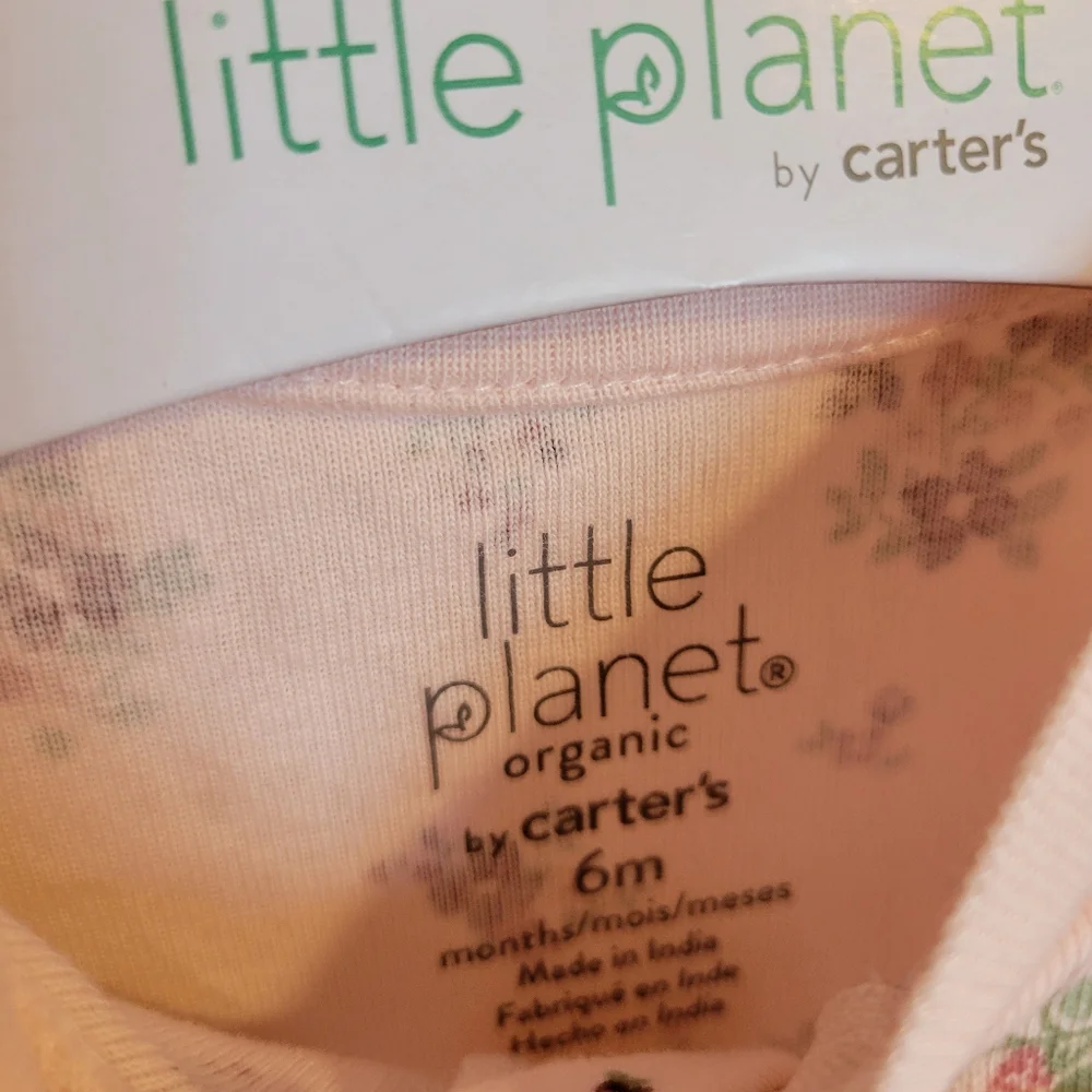 Little Planet Pink Floral Pajamas